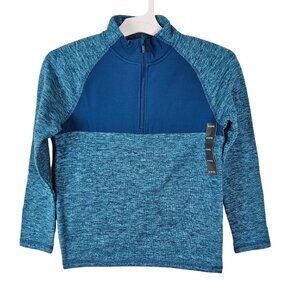 All In Motion Kids' Blue 1/4-Zip Pullover Sweatshirt Size Medium (8/10) Casual